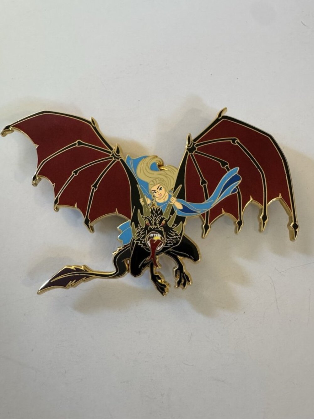 Game of Thrones Daenerys Targaryen Dragon Fantasy Pin LE 50 Jumbo B57
